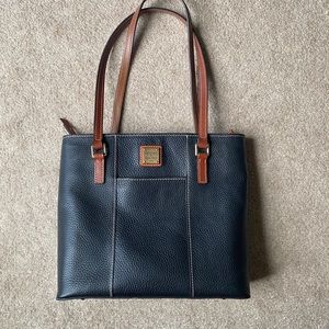 Dooney & Bourke Black Pebbled Leather Purse